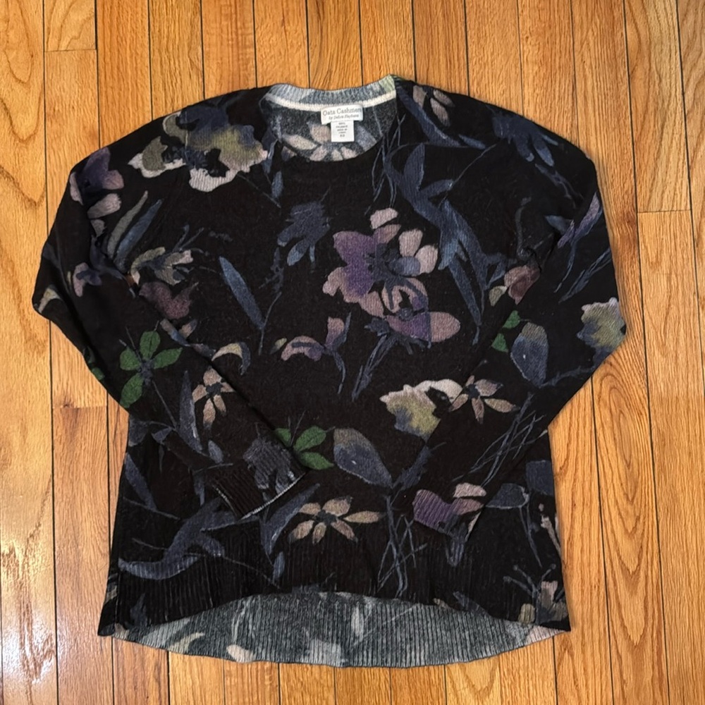 Floral Oats Cashmere sweater